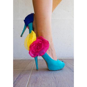 Accesorio zapato flores